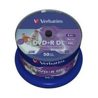 Verbatim DVD+R DL 8.5 GB 8x Printable (50 pcs)