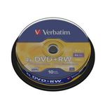 Verbatim DVD+RW 4.7 GB 4x (10 pcs cakebox)