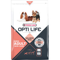 Versele-Laga Opti Life Adult Mini Dog Skin Care (Riso Salmone) - secco