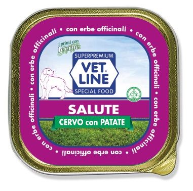 Vet Line Salute Cervo e Patate - umido 150g