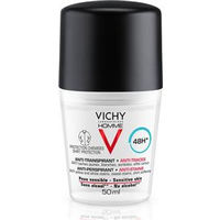 Vichy Homme Deodorante Antitranspirante 48h Mineral Anti-Macchie Roll-on 50ml