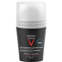 Vichy Homme Deodorante Antitranspirante 48h Pelli Sensibili Roll-On 50ml