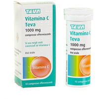 Teva Vitamina c teva 1000mg 10 compresse effervescenti