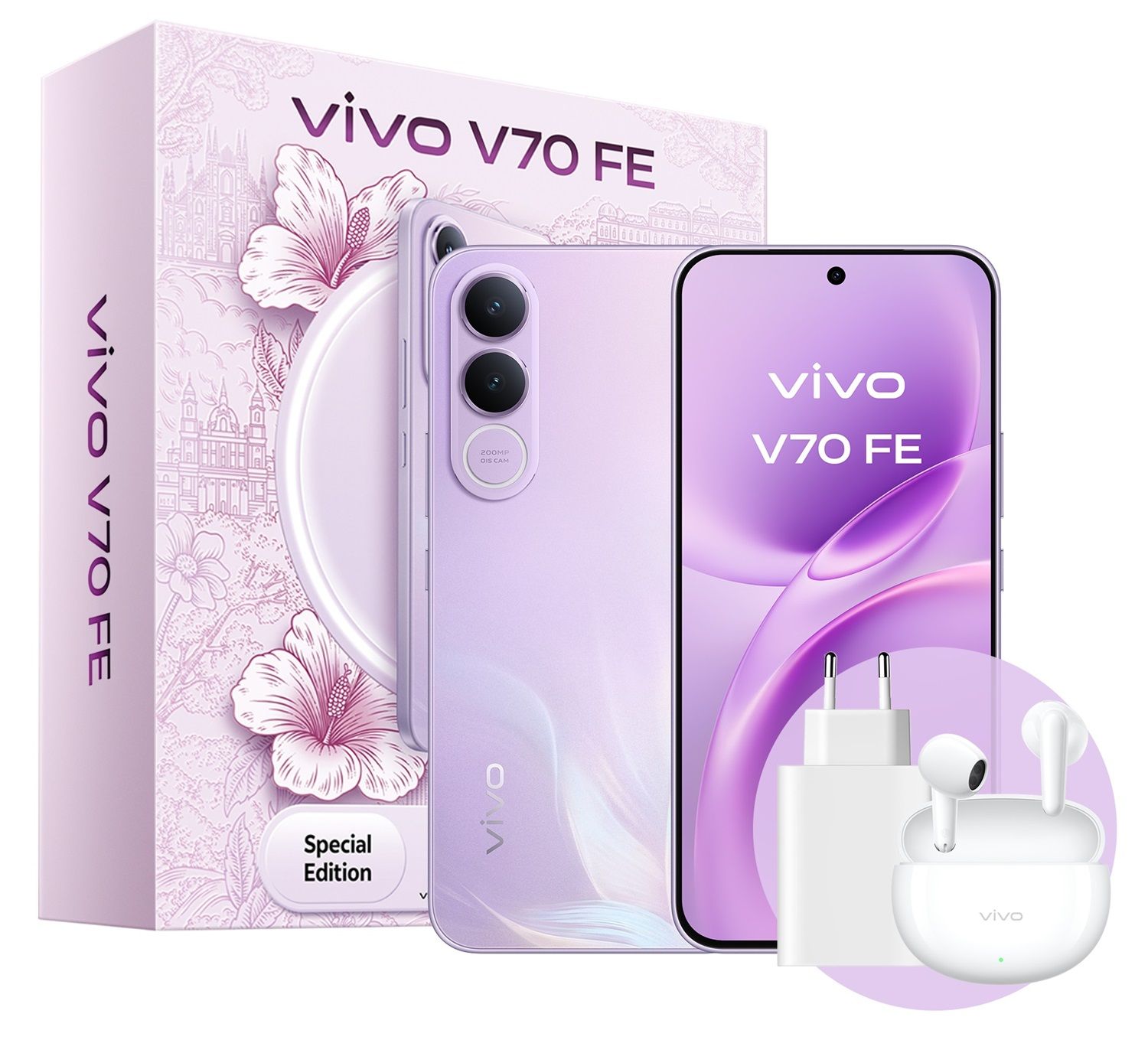 EASSGU Custodia In Pelle Per Vivo X51 5G - Cover Business Viola Con Interno In Silicone TPU Anticaduta