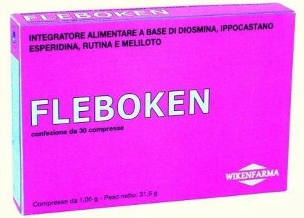 Wikenfarma Fleboken 30 compresse