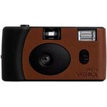 Yashica MF-1 Nero / Pelle marrone
