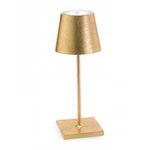 Zafferano Poldina Mini Pro lampada da tavolo Oro