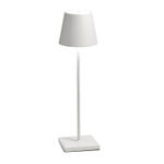 Zafferano Poldina Pro lampada da tavolo Bianco