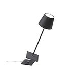 Zafferano Poldina Pro lampada da tavolo Grigio