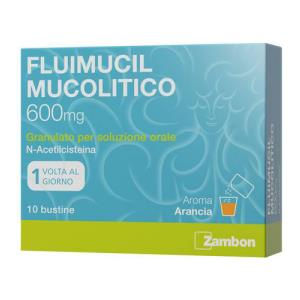 Zambon Fluimucil Mucolitico 600mg 10 bustine
