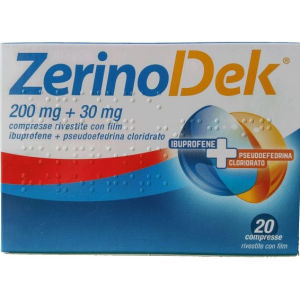 Sanofi Zerinodek 200mg+30mg 20 compresse