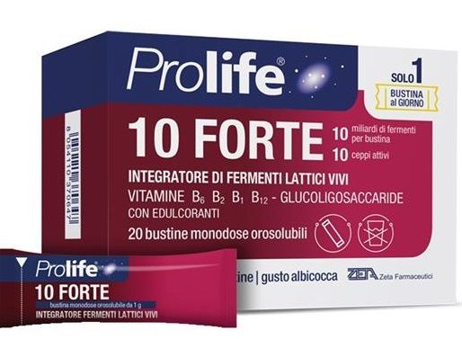 Zeta Farmaceutici Prolife 10 Forte Bustine 20 bustine