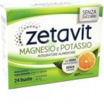 Zeta Farmaceutici Zetavit Magnesio e Potassio Senza Zuccheri Bustine 24 bustine
