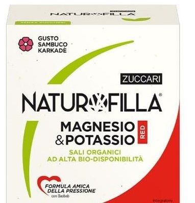 Zuccari Naturofilla Magnesio & Potassio 28 Bustine Sambuco-Karkadé