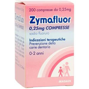 Rottapharm Zymafluor 200 compresse 0,25mg