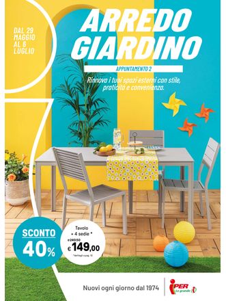 Arredo giardino