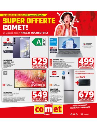 Super offerte Comet!