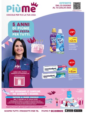 5 anni di Piùme, una festa per tutti