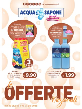 Le offerte Nazionali 