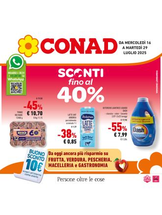 Sconti fino al 40%