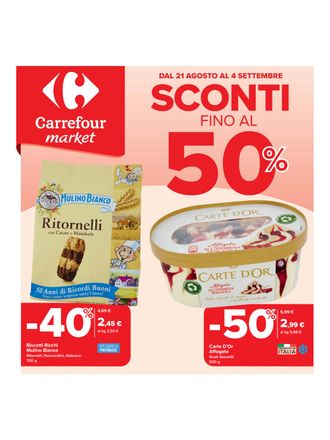 Sconti fino al 50%