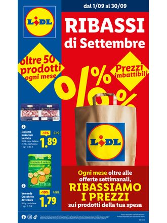 Ribassati di Settembre