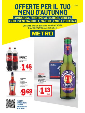 Offerte per il tuo Menù d'Autunno