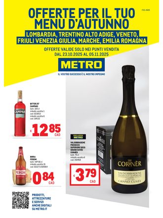 Offerte Menù d'Autunno